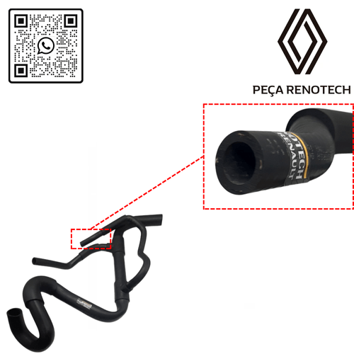 RN 834521 7700834521 MANGUEIRA INF. DO RADIADOR LAG 2.0 16V N7Q - 4